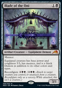 Blade of the Oni - Kamigawa: Neon Dynasty (Mythic) [NEO-89]