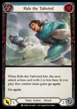 Ride the Tailwind (Blue) (Regular) - Everfest - First (Common) [EVR-F-046]