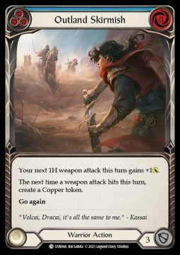 Outland Skirmish (Blue) (Regular) - Everfest - First (Common) [EVR-F-068]