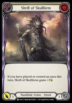 Shrill of Skullform (Yellow) (Regular) - Everfest - First (Common) [EVR-F-117]