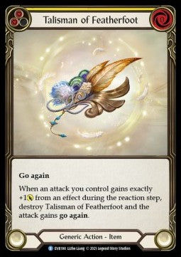 Talisman of Featherfoot (Regular) - Everfest - First (Rare) [EVR-F-190]