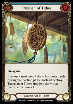 Talisman of Tithes (Regular) - Everfest - First (Rare) [EVR-F-192]