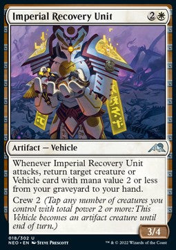 Imperial Recovery Unit - Kamigawa: Neon Dynasty (Uncommon) [NEO-18]