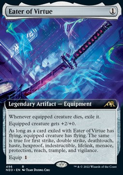 Eater of Virtue (V.2) - Kamigawa: Neon Dynasty: Extras (Rare) [XNEO-496]