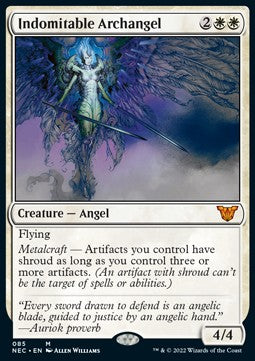 Indomitable Archangel - Commander: Kamigawa: Neon Dynasty (Mythic) [NEC-85]