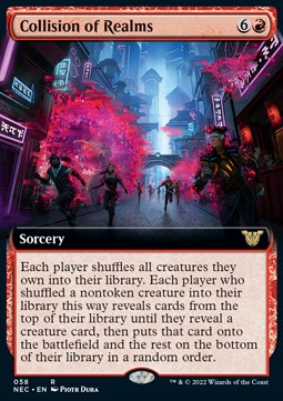 Collision of Realms (V.2) - Commander: Kamigawa: Neon Dynasty (Rare) [NEC-58]