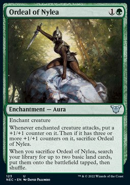 Ordeal of Nylea - Commander: Kamigawa: Neon Dynasty (Uncommon) [NEC-123]