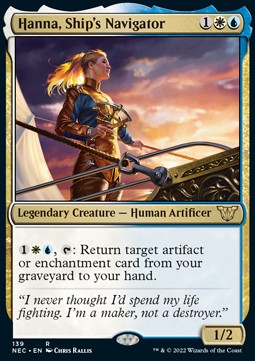 Hanna, Ship's Navigator - Commander: Kamigawa: Neon Dynasty (Rare) [NEC-139]