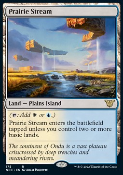 Prairie Stream - Commander: Kamigawa: Neon Dynasty (Rare) [NEC-175]
