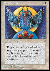 Blue Scarab - Ice Age (Uncommon)