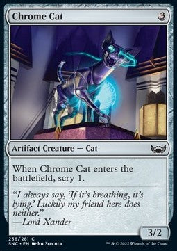 Chrome Cat - Streets of New Capenna (Common) [SNC-236]