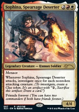 Sophina, Spearsage Deserter - Universes Within (Rare) [SLX-7]