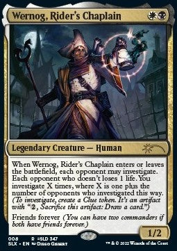 Wernog, Rider's Chaplain - Universes Within (Rare) [SLX-8]