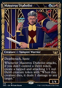 Maestros Diabolist (V.1) - Streets of New Capenna: Extras (Rare) [XSNC-318]