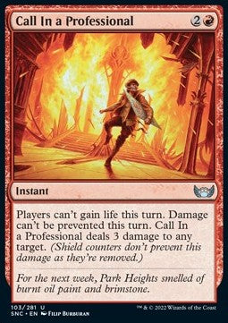 Call In a Professional - Streets of New Capenna (Uncommon) [SNC-103]