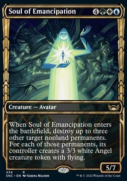 Soul of Emancipation (V.1) - Streets of New Capenna: Extras (Rare) [XSNC-334]
