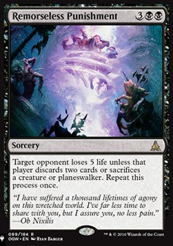Remorseless Punishment - The List (Rare) [ZNL-89]