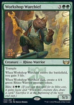 Workshop Warchief (V.1) - Streets of New Capenna: Promos (Rare) [PSNC-165]