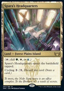 Spara's Headquarters (V.2) - Streets of New Capenna: Promos (Rare) [PSNC-257]