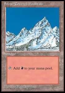 Snow-Covered Mountain - Ice Age (Land)