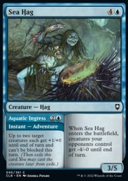 Sea Hag // Aquatic Ingress - Commander Legends: Battle for Baldur's Gate (Common) [CLB-95]