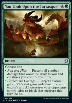 You Look Upon the Tarrasque - Commander Legends: Battle for Baldur's Gate (Uncommon) [CLB-262]