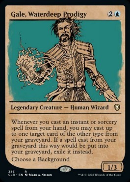 Gale, Waterdeep Prodigy (V.2) - Commander Legends: Battle for Baldur's Gate: Extras (Rare) [XCLB-383]