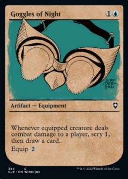 Goggles of Night - Commander Legends: Battle for Baldur's Gate: Extras (Common) [XCLB-384]