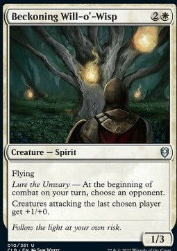 Beckoning Will-o'-Wisp - Commander Legends: Battle for Baldur's Gate (Uncommon) [CLB-10]