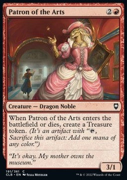 Patron of the Arts - Commander Legends: Battle for Baldur's Gate (Common) [CLB-191]
