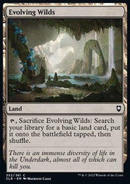 Evolving Wilds - Commander Legends: Battle for Baldur's Gate (Common) [CLB-352]