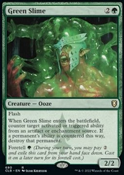 Green Slime (V.1) - Commander Legends: Battle for Baldur's Gate: Extras (Rare) [XCLB-680]