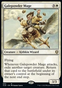 Galepowder Mage - Commander Legends: Battle for Baldur's Gate: Extras (Rare) [XCLB-694]