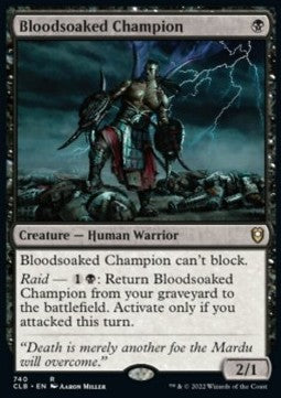 Bloodsoaked Champion - Commander Legends: Battle for Baldur's Gate: Extras (Rare) [XCLB-740]