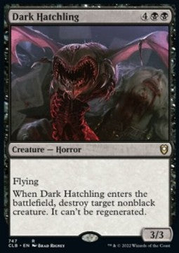 Dark Hatchling - Commander Legends: Battle for Baldur's Gate: Extras (Rare) [XCLB-747]