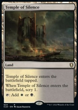Temple of Silence - Commander Legends: Battle for Baldur's Gate: Extras (Rare) [XCLB-924]