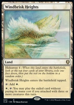 Windbrisk Heights - Commander Legends: Battle for Baldur's Gate: Extras (Rare) [XCLB-930]