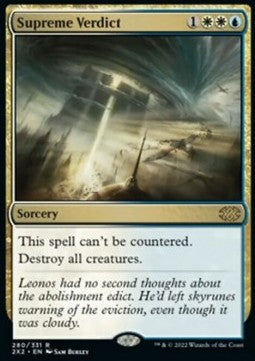 Supreme Verdict - Double Masters 2022 (Rare) [2X2-280]