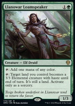 Llanowar Loamspeaker - Dominaria United (Rare) [DMU-170]