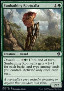 Sunbathing Rootwalla - Dominaria United (Common) [DMU-181]