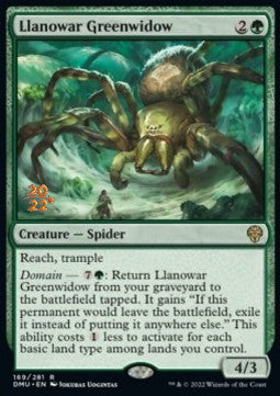 Llanowar Greenwidow (V.1) - Dominaria United: Promos (Rare) [PDMU-169]