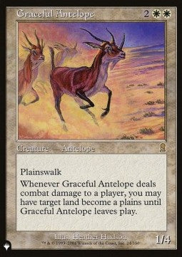 Graceful Antelope - The List (Rare) [ZNL-24]