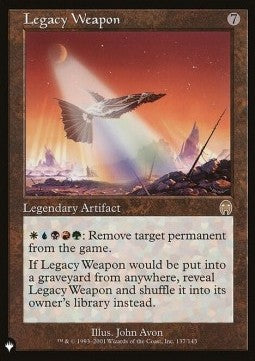 Legacy Weapon - The List (Rare) [ZNL-137]
