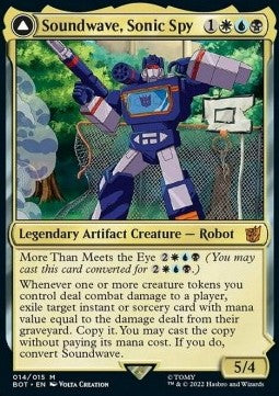 Soundwave, Sonic Spy // Soundwave, Superior Captain (V.1) - Universes Beyond: Transformers (Mythic) [BOT-14]