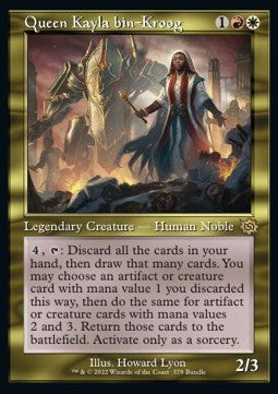 Queen Kayla bin-Kroog (V.3) - The Brothers' War: Promos (Rare) [PBRO-379]