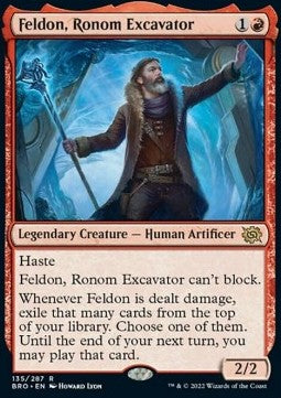 Feldon, Ronom Excavator - The Brothers' War (Rare) [BRO-135]