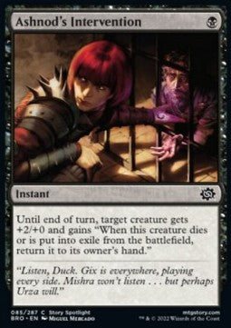 Ashnod's Intervention - The Brothers' War (Common) [BRO-85]