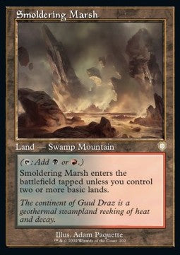 Smoldering Marsh - Commander: The Brothers' War (Rare) [BRC-202]