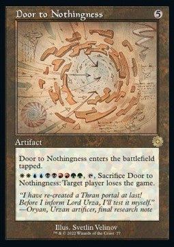 Door to Nothingness (V.2) - Retro Frame Artifacts (Rare) [BRR-77]