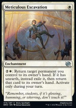 Meticulous Excavation - The Brothers' War (Uncommon) [BRO-16]